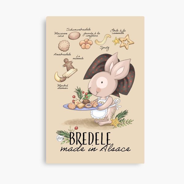 Bredele (cookies) made in Alsace Canvas Print