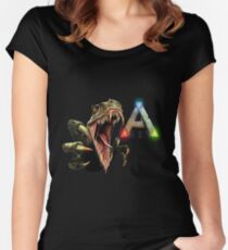 Ark Survival Evolved - Dino Rawr Women's Fitted Scoop T-Shirt