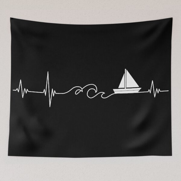Item preview, My Heart Belongs to the Waves - heartbeat designed and sold by Sevval123.