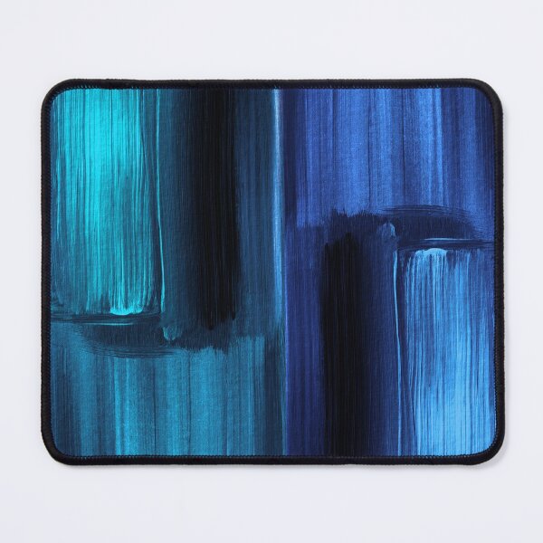 Item preview, Julia Di Sano - SYMBIOSIS 4 COBALT BLUE TEAL COLORFUL SHAPES ABSTRACT PAINTING designed and sold by EbiEmporium.