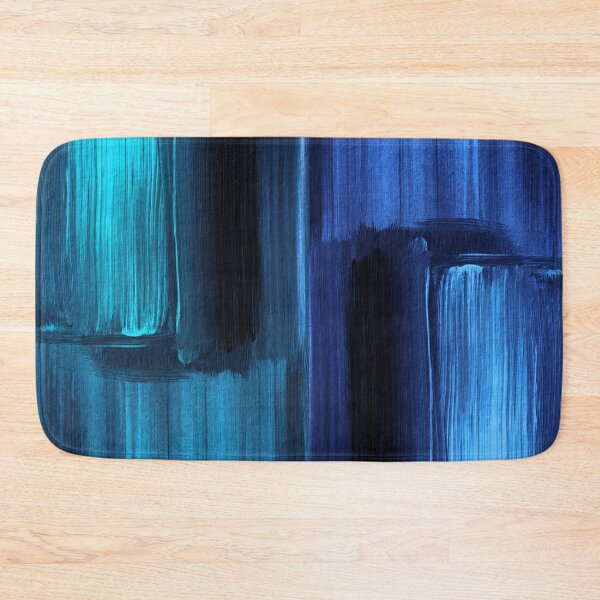Item preview, Julia Di Sano - SYMBIOSIS 4 COBALT BLUE TEAL COLORFUL SHAPES ABSTRACT PAINTING designed and sold by EbiEmporium.