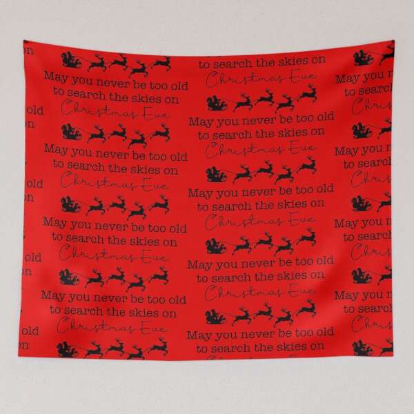 Item preview, may you never be too old to search the skies on Christmas eve designed and sold by amy greaves.
