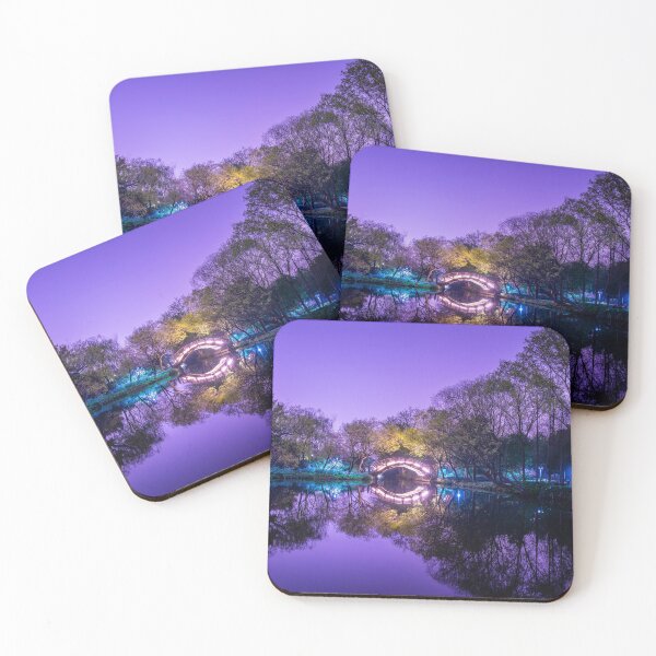 Item preview, A bridge on the West Lake at night designed and sold by WorldScenery.