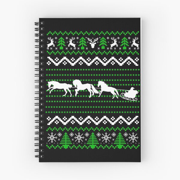 Item preview, Horses pulling Santa's Sleigh, Christmas Horse Pattern designed and sold by ACC .