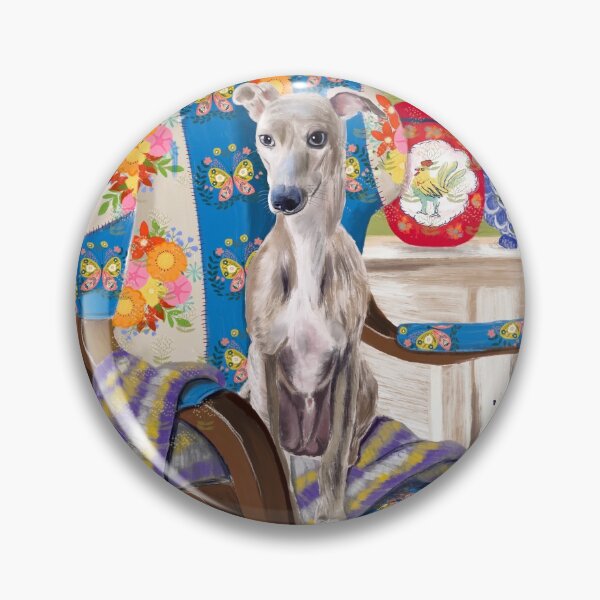 Item preview, Dog on a chair designed and sold by visionsinblue.