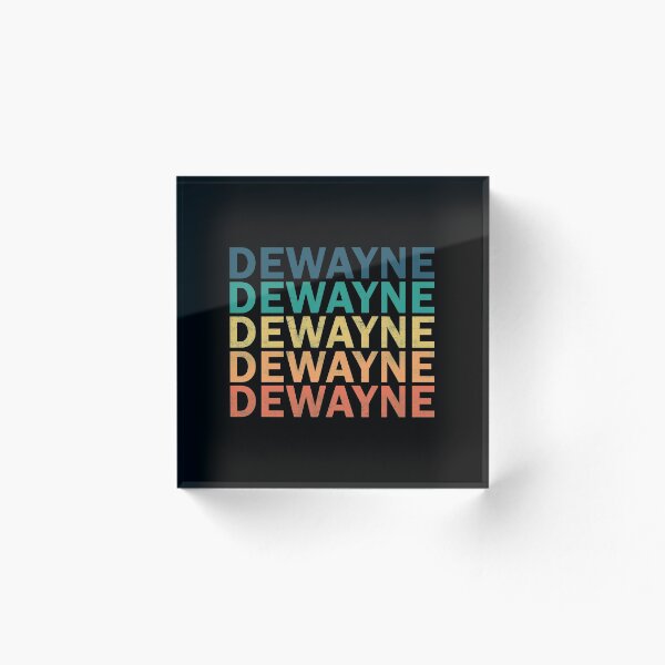 Aperçu de l'œuvre Dewayne Name T Shirt - Dewayne Vintage Retro Dewayne Name Gift Item Tee créée et vendue par mackpatsy.
