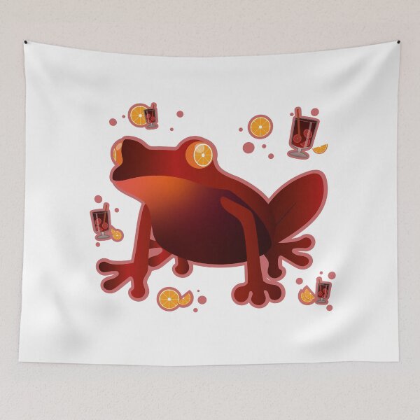 Item preview, Mulled Wine Frog (Non-Alcoholic) designed and sold by TokkiJess.