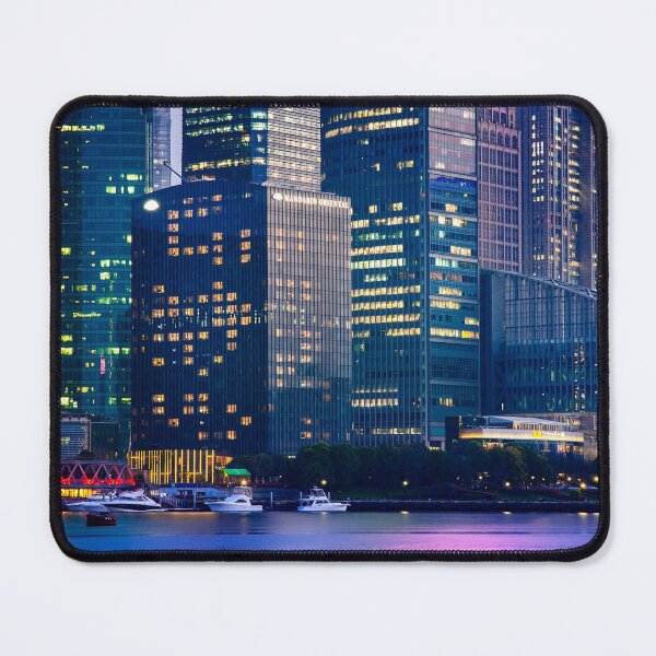 Item preview, City Skyscrapers on the Pearl River of Shanghai at night designed and sold by WorldScenery.