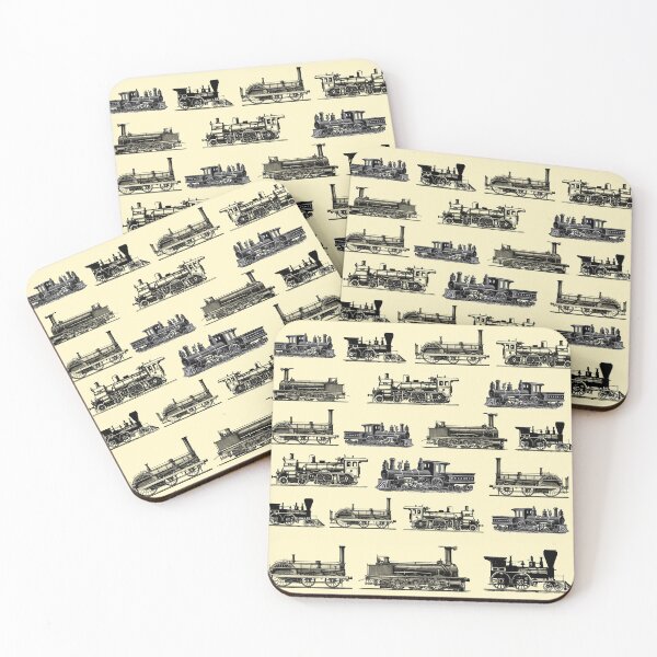 Item preview, Vintage retro steam old trains yellow backpack designed and sold by Nishad4.
