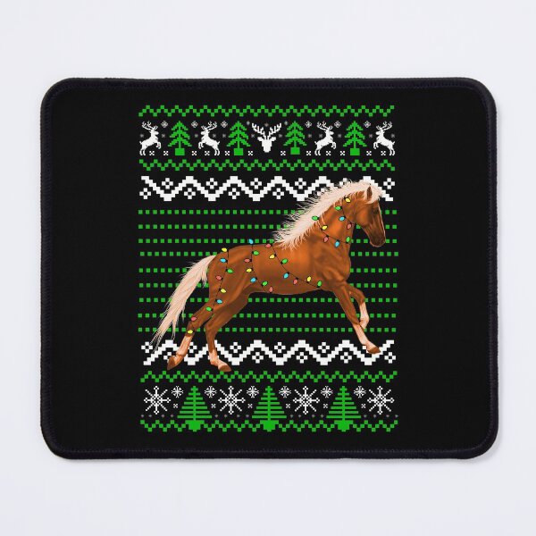 Item preview, Horse and Christmas Lights, Christmas Horse Pattern designed and sold by ACC .