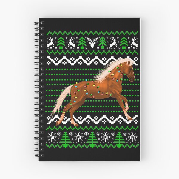 Item preview, Horse and Christmas Lights, Christmas Horse Pattern designed and sold by ACC .