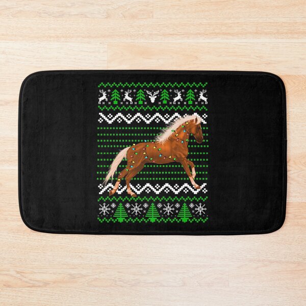 Item preview, Horse and Christmas Lights, Christmas Horse Pattern designed and sold by ACC .