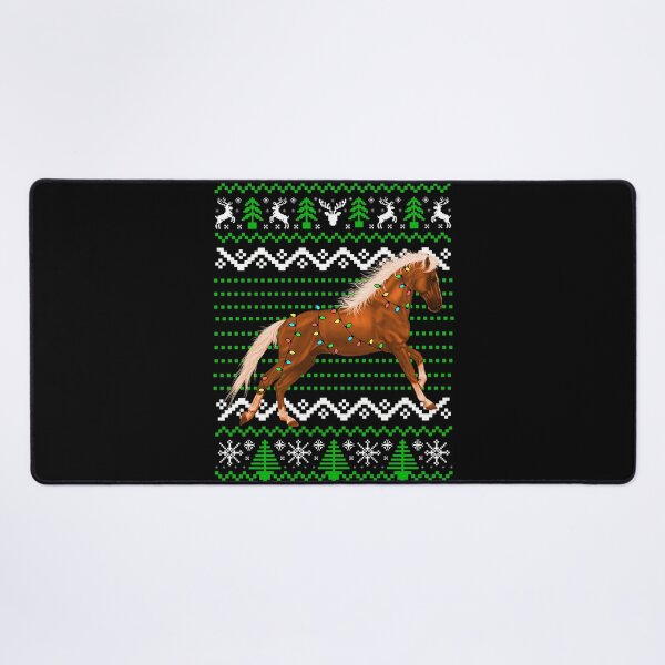 Item preview, Horse and Christmas Lights, Christmas Horse Pattern designed and sold by ACC .