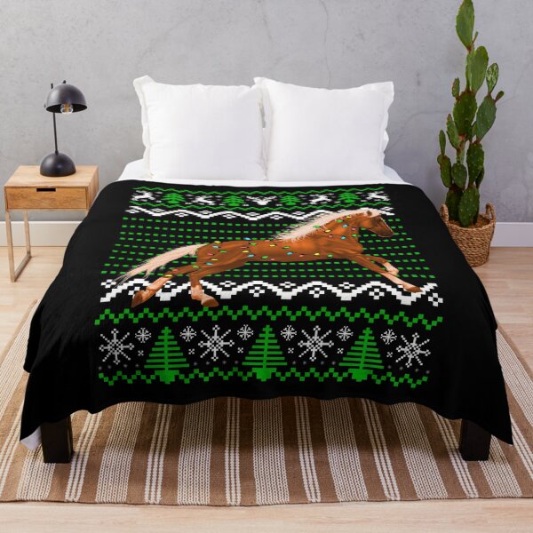 Item preview, Horse and Christmas Lights, Christmas Horse Pattern designed and sold by ACC .