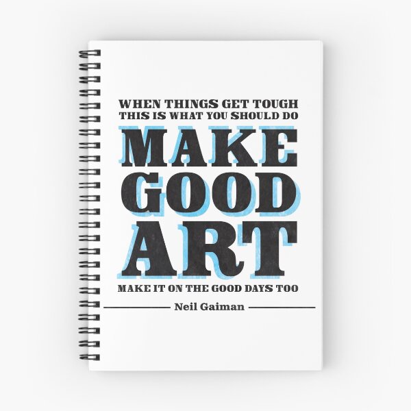 Item preview, Hacer buen arte [Neil Gaiman] designed and sold by jellyfable.