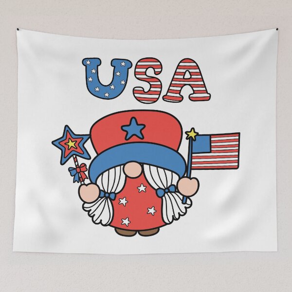 Item preview, American Christmas Gnome designed and sold by fowons.