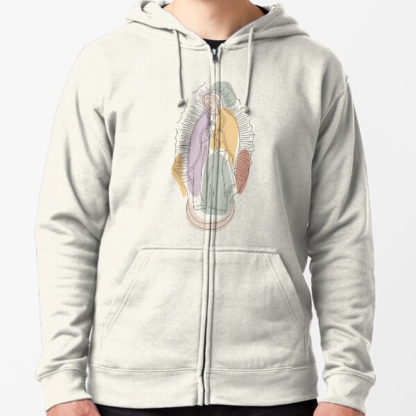 Virgin Maria Maria Mary Guadalupe religieux Graphic Pullover Sweat à capuche