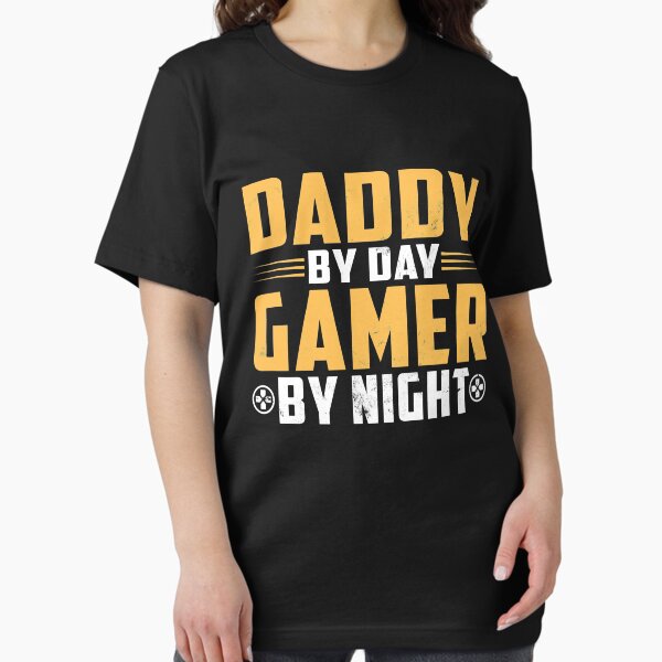 Vista previa del artículo con la obra «Papá de día Gamer de noche», diseñado y vendido por MollinS7.