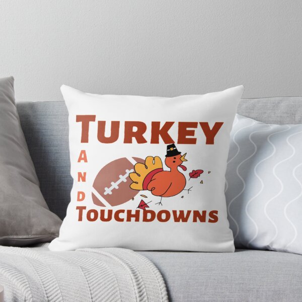 Item preview, Turkey and Touchdowns Football ,Thanksgiving, football lovers  designed and sold by Special-Art1.