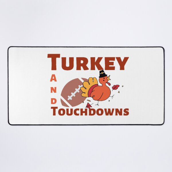 Item preview, Turkey and Touchdowns Football ,Thanksgiving, football lovers  designed and sold by Special-Art1.