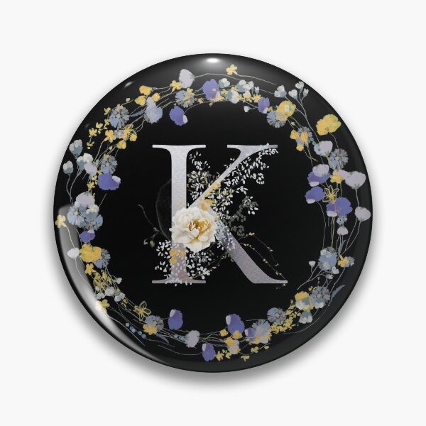 Item preview, Blissful Monogram K designed and sold by ElenaDanilo.