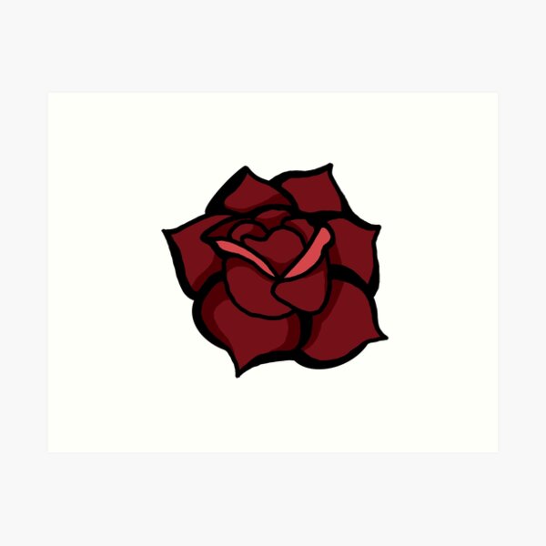 2 x Red Rose Flower Sticker Tattoo Art Sailor #6969LS