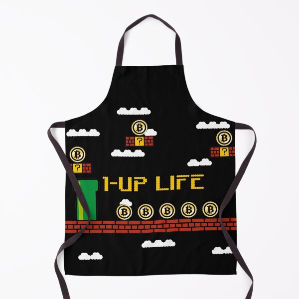 Item preview, 1-Up Life Funny Gaming Crypto Bitcoin Winner Circle Graphic designed and sold by GO SHIRT-TEE.
