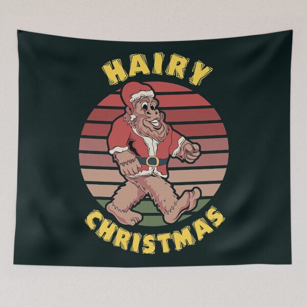 Item preview, Hairy Christmas - bigfoot santa designed and sold by SidTastic .