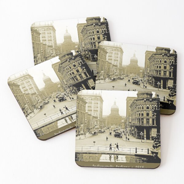 Item preview, Downtown Indianapolis, 1915 designed and sold by AMacGPhilly.