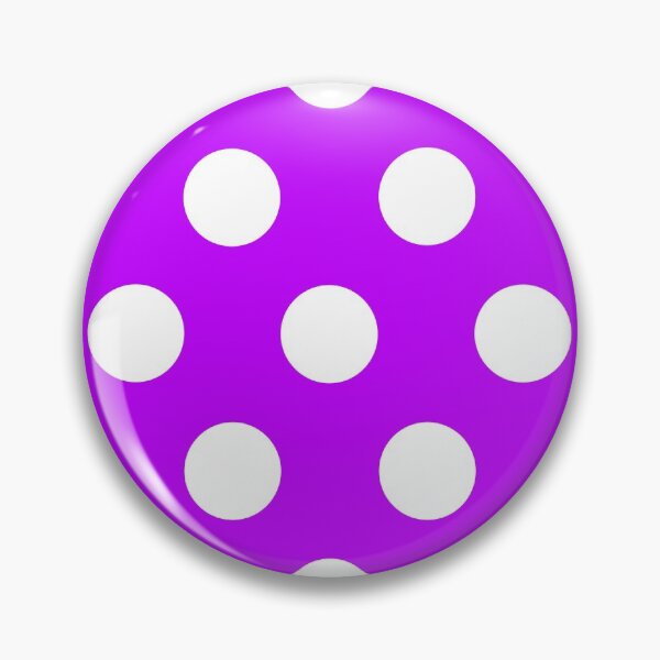 Item preview, Large WHITE and HOT PURPLE POLKA DOTS designed and sold by RachelMacht.