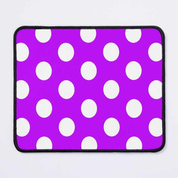 Item preview, Large WHITE and HOT PURPLE POLKA DOTS designed and sold by RachelMacht.