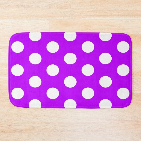 Item preview, Large WHITE and HOT PURPLE POLKA DOTS designed and sold by RachelMacht.