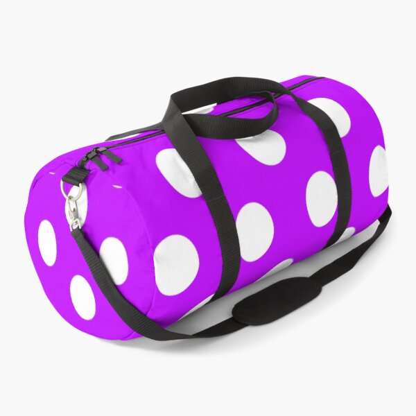 Item preview, Large WHITE and HOT PURPLE POLKA DOTS designed and sold by RachelMacht.
