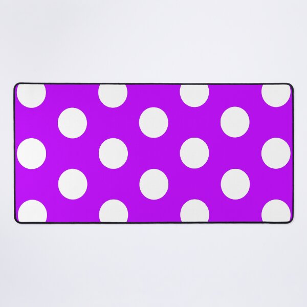 Item preview, Large WHITE and HOT PURPLE POLKA DOTS designed and sold by RachelMacht.