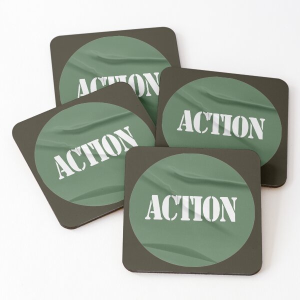 Item preview, Action Retro VHS Sticker designed and sold by wildeyemovies.