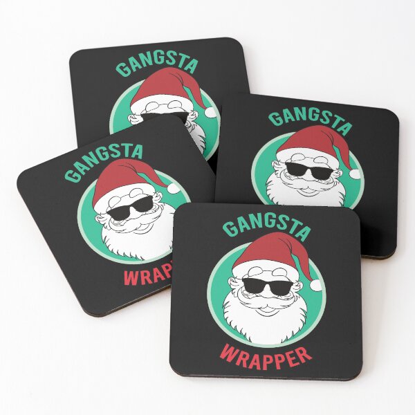 Item preview, Gangsta Wrapper, Funny Christmas Pun designed and sold by foramelie.