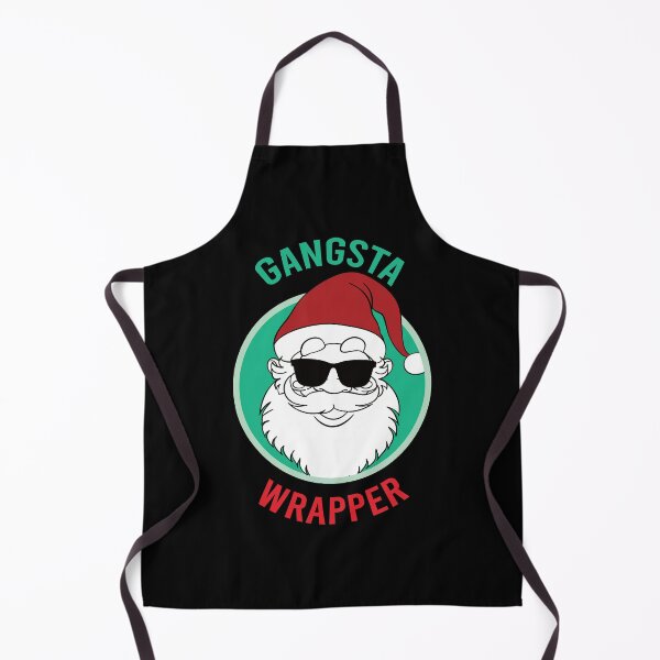 Item preview, Gangsta Wrapper, Funny Christmas Pun designed and sold by foramelie.