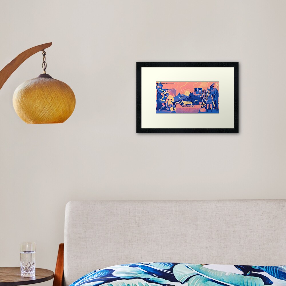 Item preview, Framed Art Print designed and sold by flaroh.