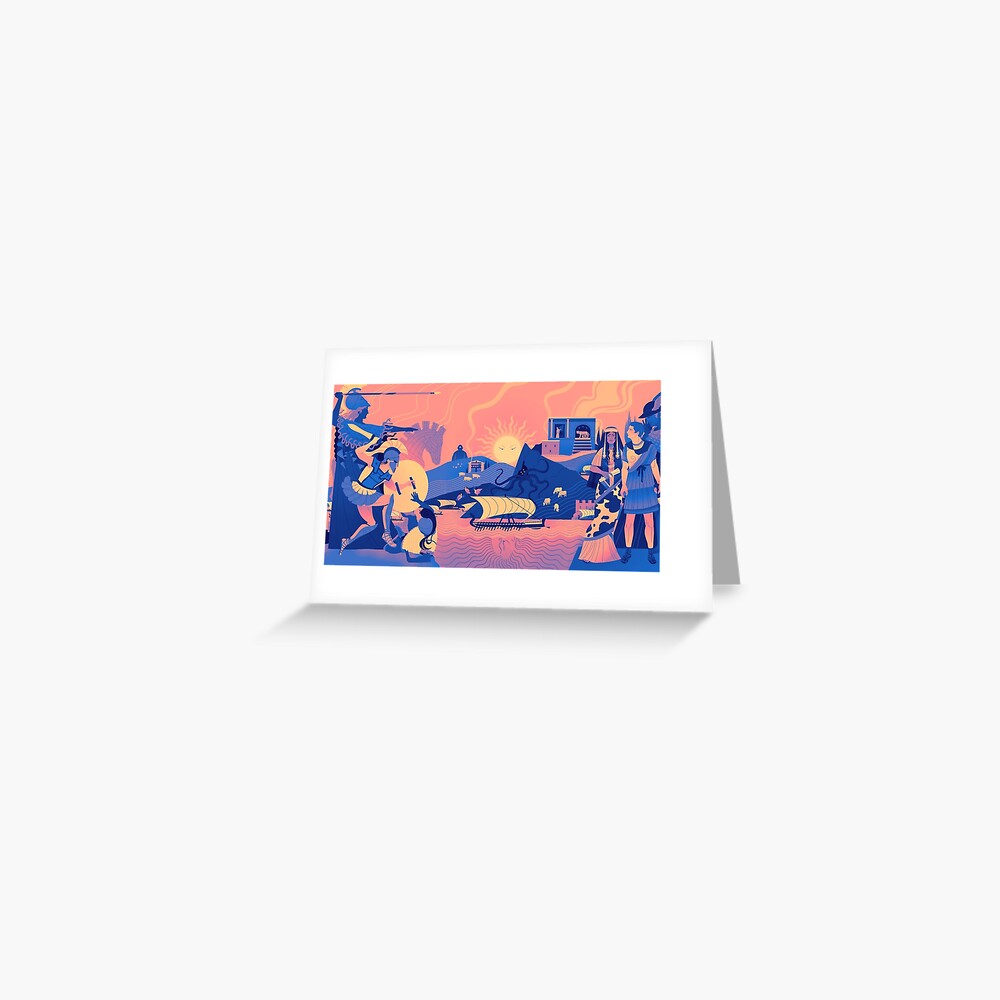 Item preview, Greeting Card designed and sold by flaroh.
