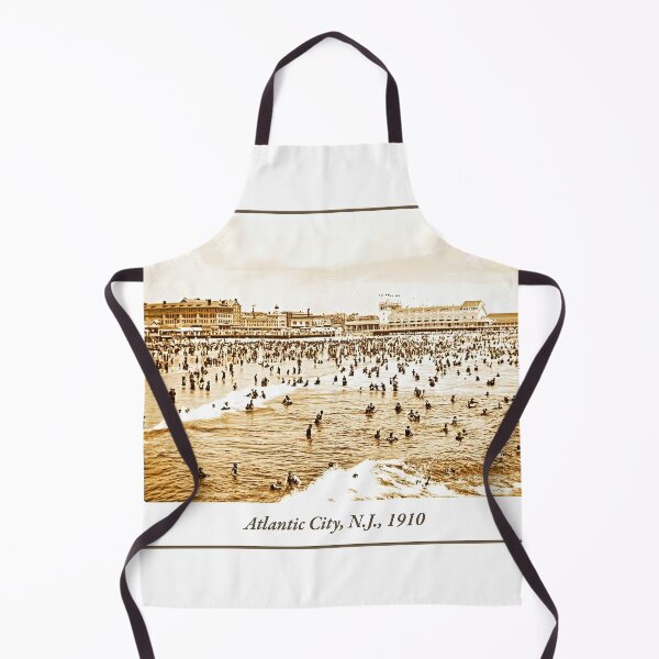 Item preview, Beach and Ocean Goers, Atlantic City, 1910 designed and sold by AMacGPhilly.