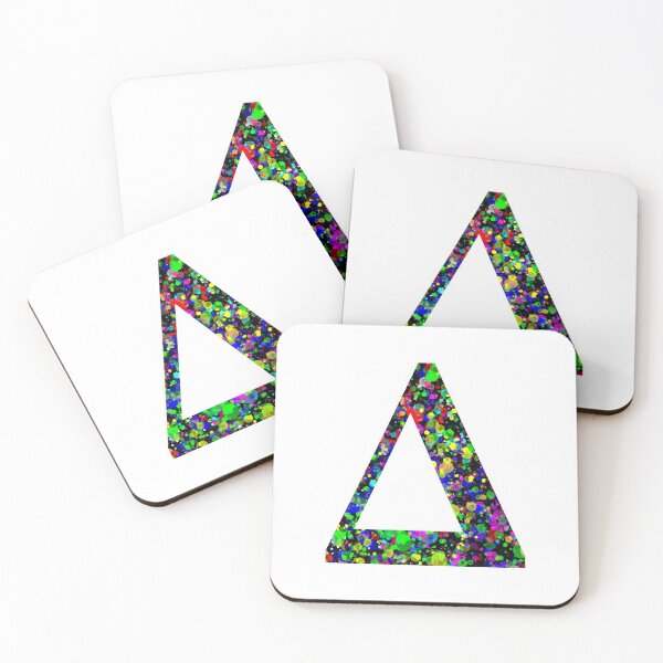 Item preview, Letter Δ Letter Delta Paint Splatter  designed and sold by Handstand365.