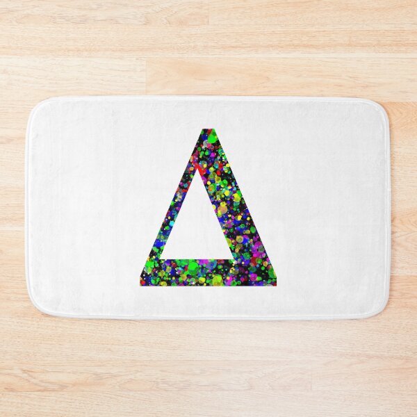Item preview, Letter Δ Letter Delta Paint Splatter designed and sold by Handstand365.