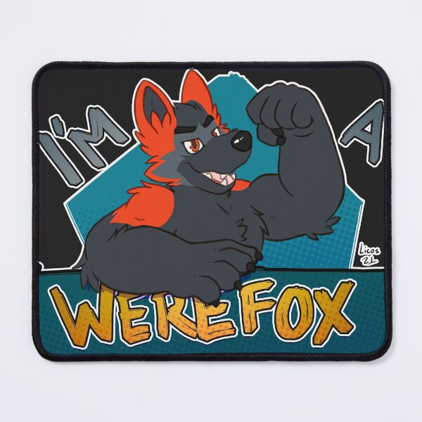 Item preview, I'm a werefox, black designed and sold by licographics.