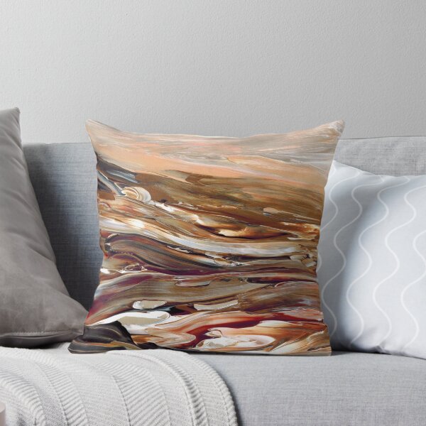 Item preview, Julia Di Sano - WILDERNESS ETERNAL 1 PEACH TAN BROWN DESERT WAVES LANDSCAPE designed and sold by EbiEmporium.