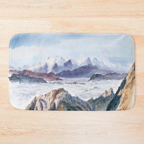 Item preview, Iselle from Mount Pilatus from Splendid Mountain Watercolours Sketchbook (1870) by John Singer Sargent designed and sold by Designedbysm.