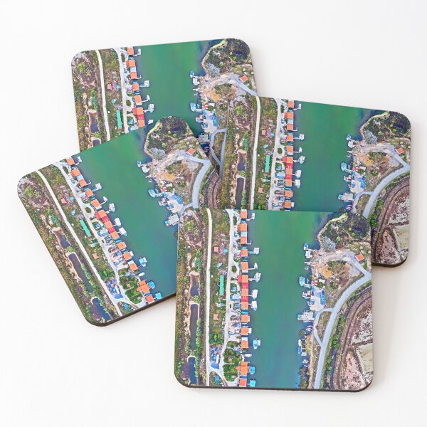 Item preview, Loudias river and the cabins designed and sold by Hercules Milas.