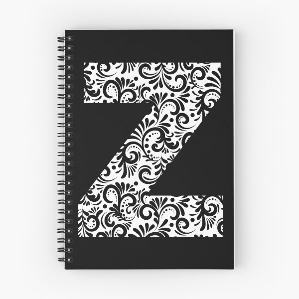 Item preview, Black and white designed letter Z designed and sold by LitterArt.