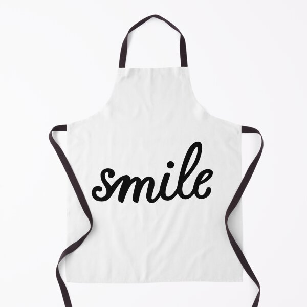 Item preview, Smile black and white hand lettering designed and sold by Darina Gulbina.