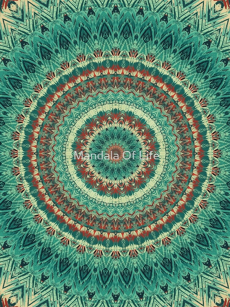 Thumbnail 3 of 3, Scarf, Mandala 164 designed and sold by PatternsofLife.