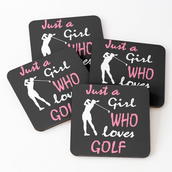Item preview, Just a Girl who loves Golf, Golf Player, Gift  designed and sold by LusterCraft.